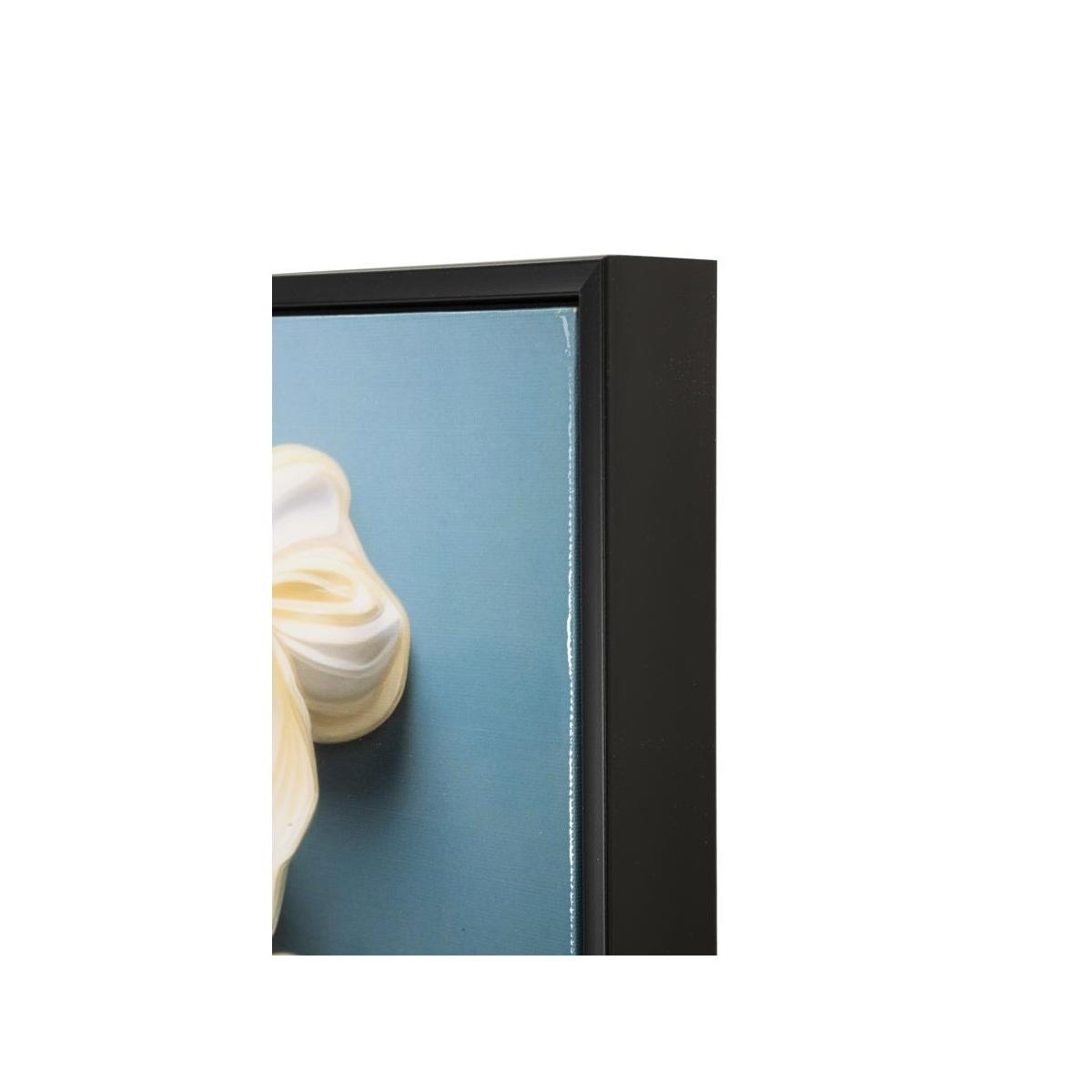 Dipinto su tela laccato narcy -b- c/cornice cm 82x4x82