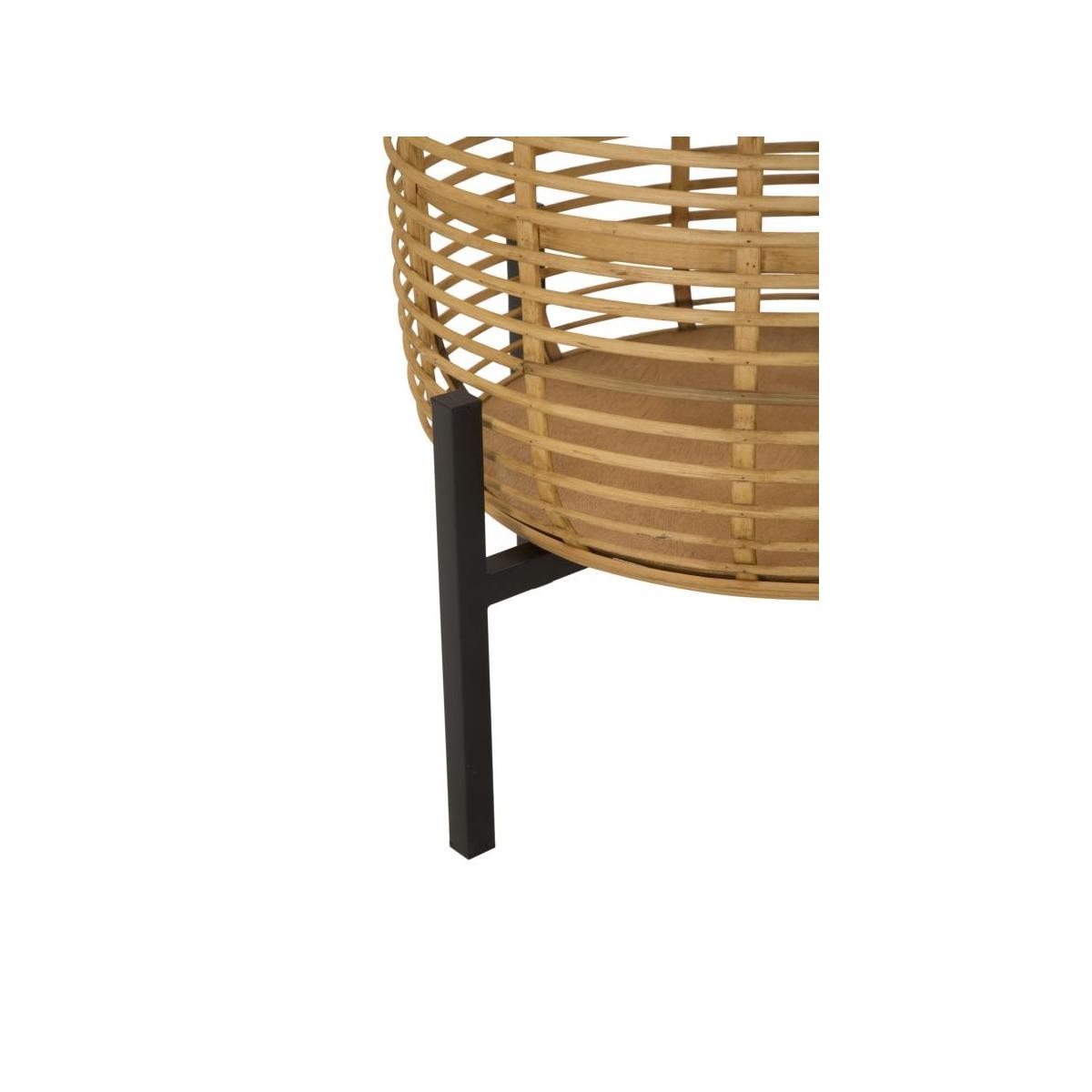 P/vasi rattan coppia cm Ø 41x47-33x39