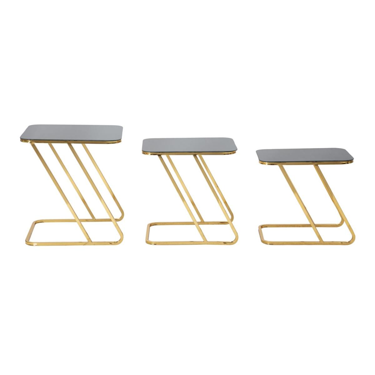 Tavolinetti simple set 3pz cm 44x50,5x55,5-39x49x51-34x47x45