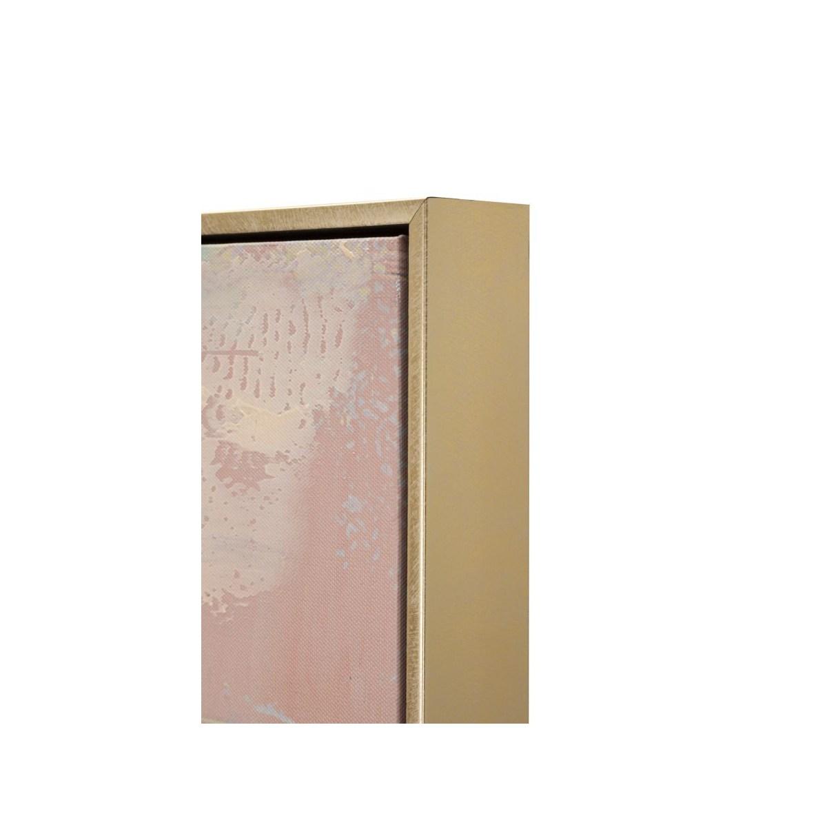 Dipinto su tela king -b- c/cornice cm 82x4,5x122