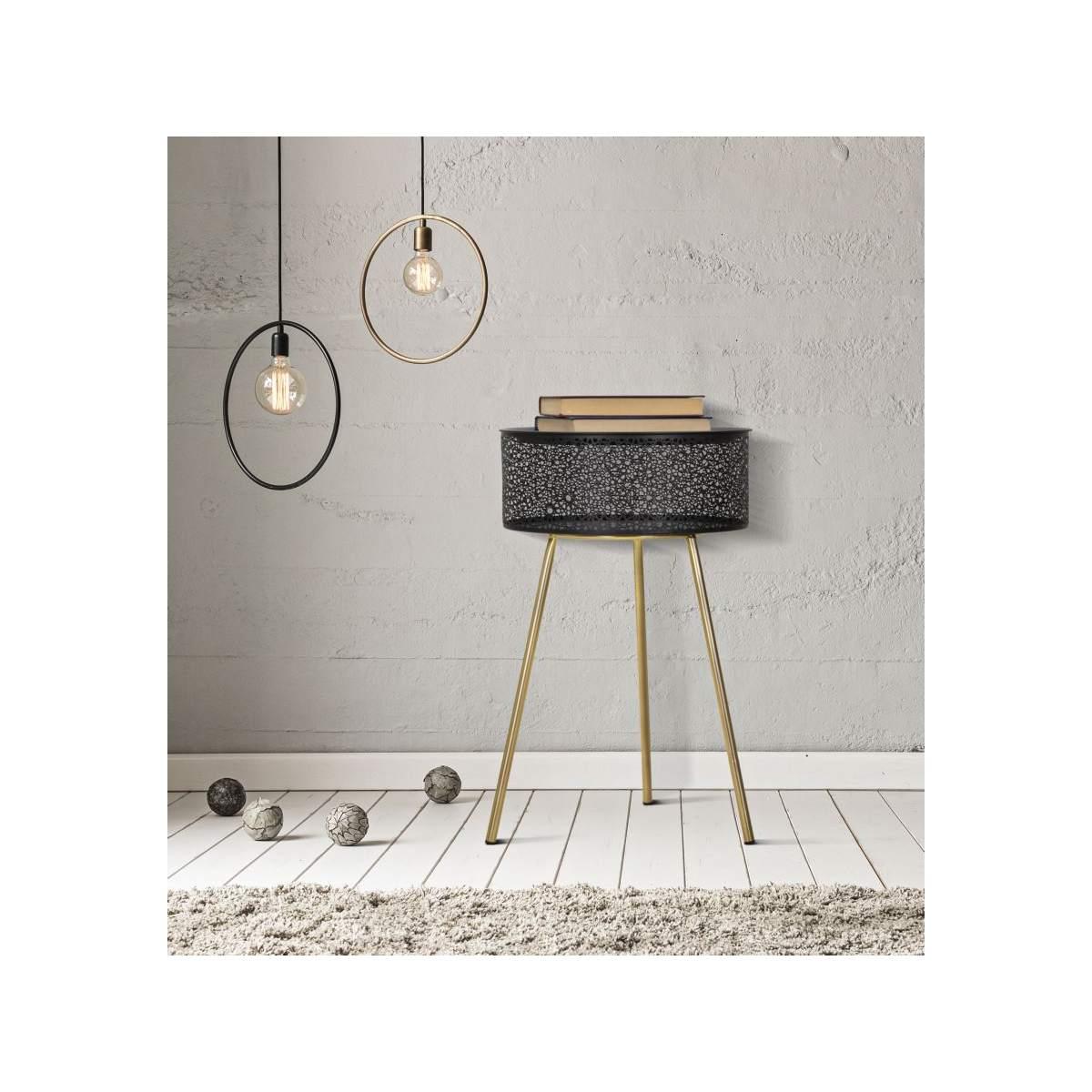 Tavolinetto blacky cm Ø 40x65