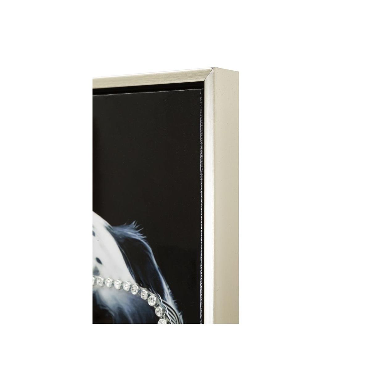 Dipinto su tela laccato trap c/cornice cm 53x3x73