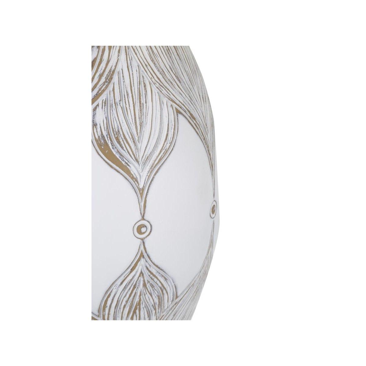 Lampada da tavolo resina ovale atene cm Ø 38x67