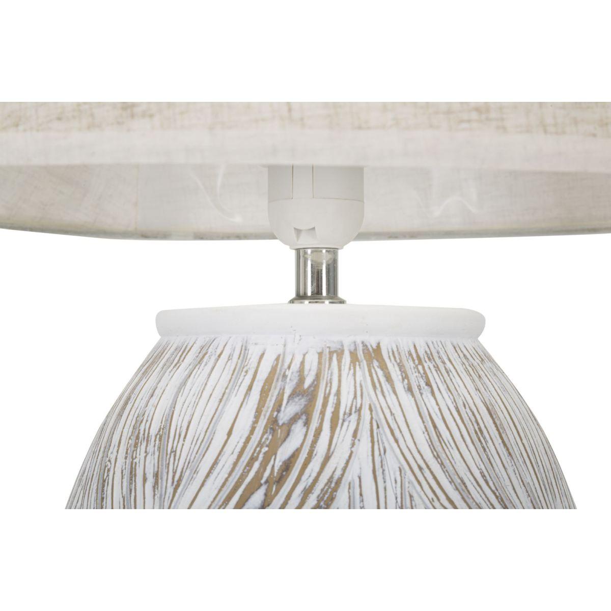 Lampada da tavolo resina ovale atene cm Ø 38x67