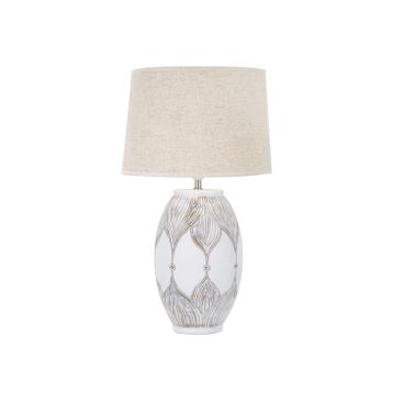 Lampada da tavolo resina ovale atene cm Ø 38x67