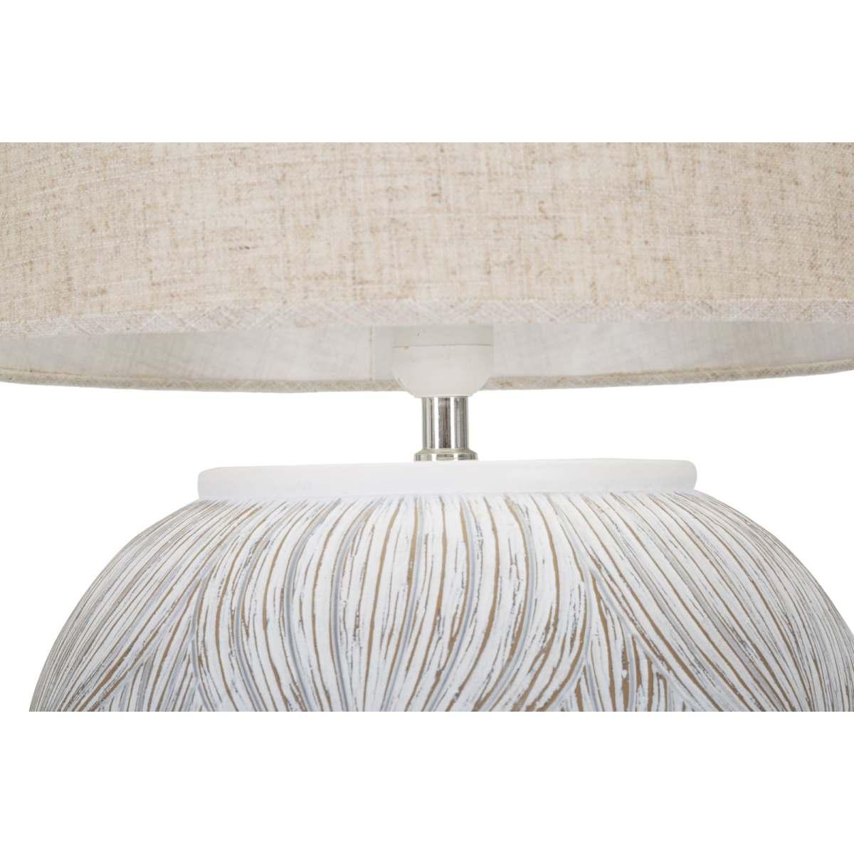 Lampada da tavolo resina rot. atene cm Ø 38x59