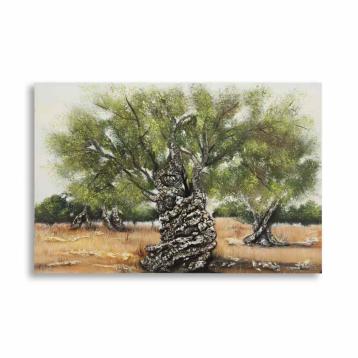 Dipinto su tela olivo -a- cm 120x3,8x80