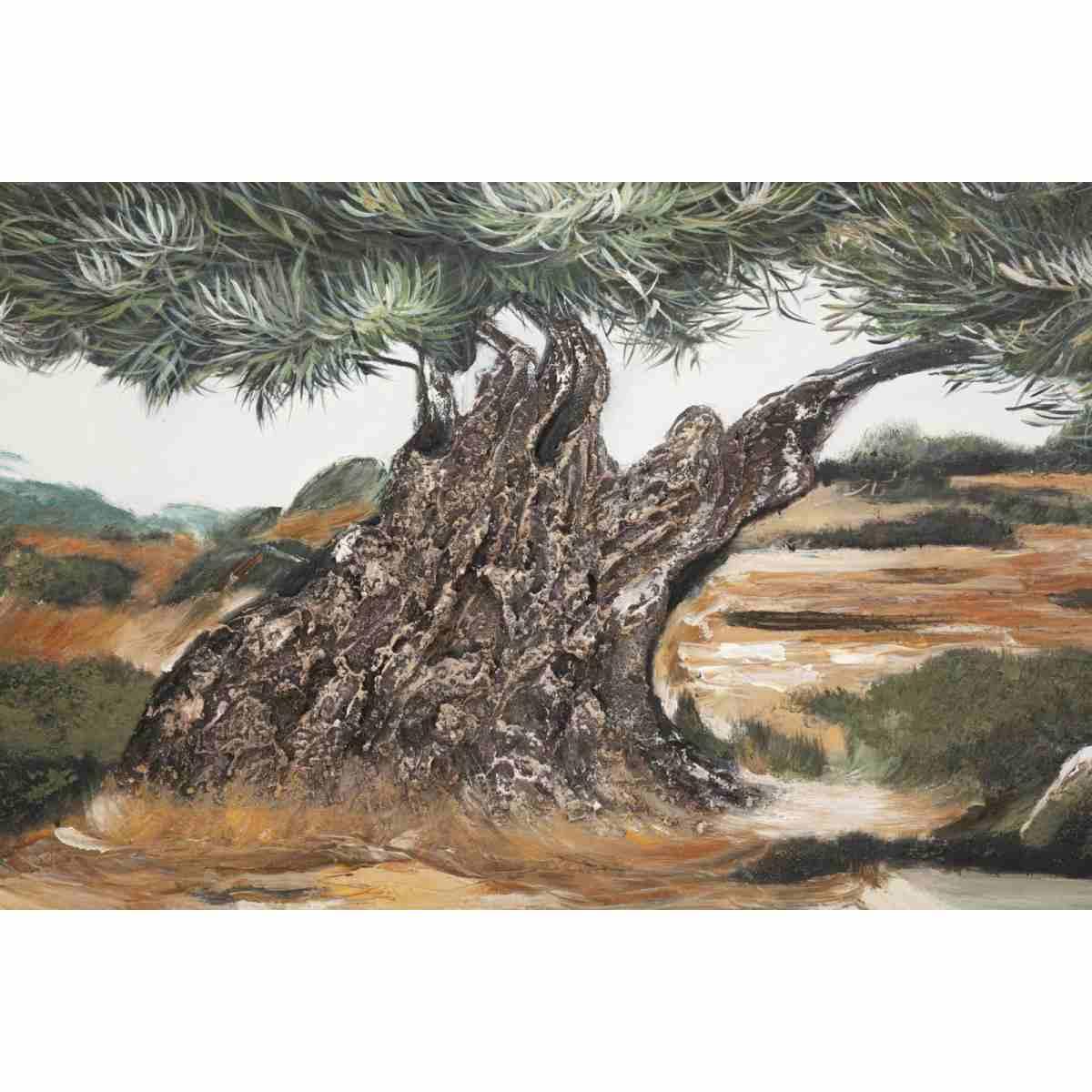 Dipinto su tela olivo -b- cm 120x3,8x80