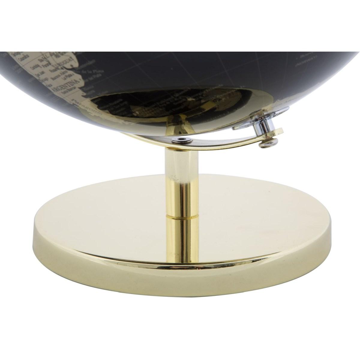 Mappamondo gold cm Ø 25x34