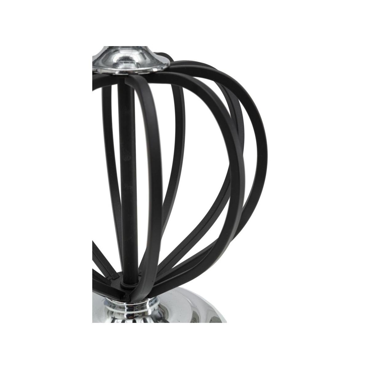 Lampada da tavolo darky silver cm Ø28x44,5 min 2