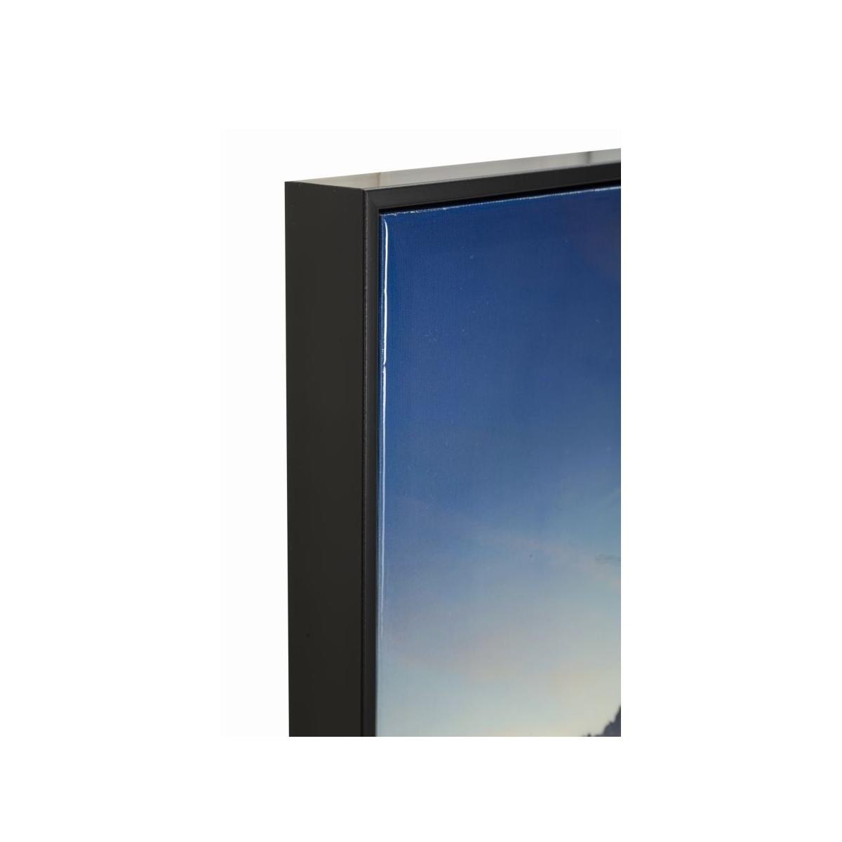 Stampa su tela laccata c/cornice lake cm 90x4x60