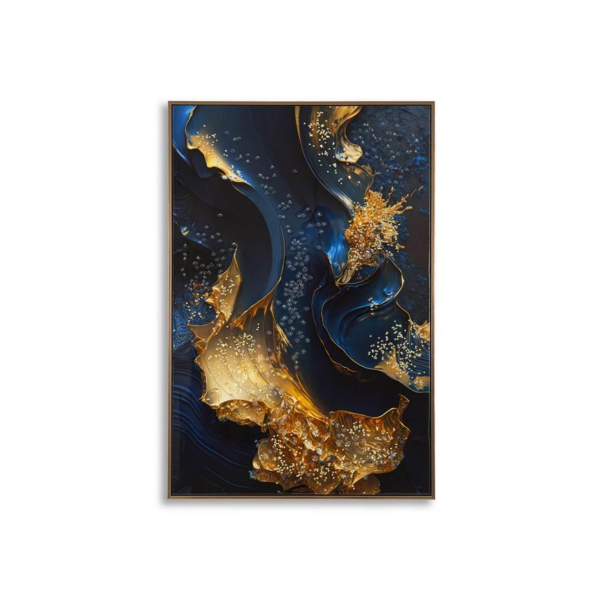 Stampa su tela laccata c/cornice andromeda -b- cm 60x4x90<br>