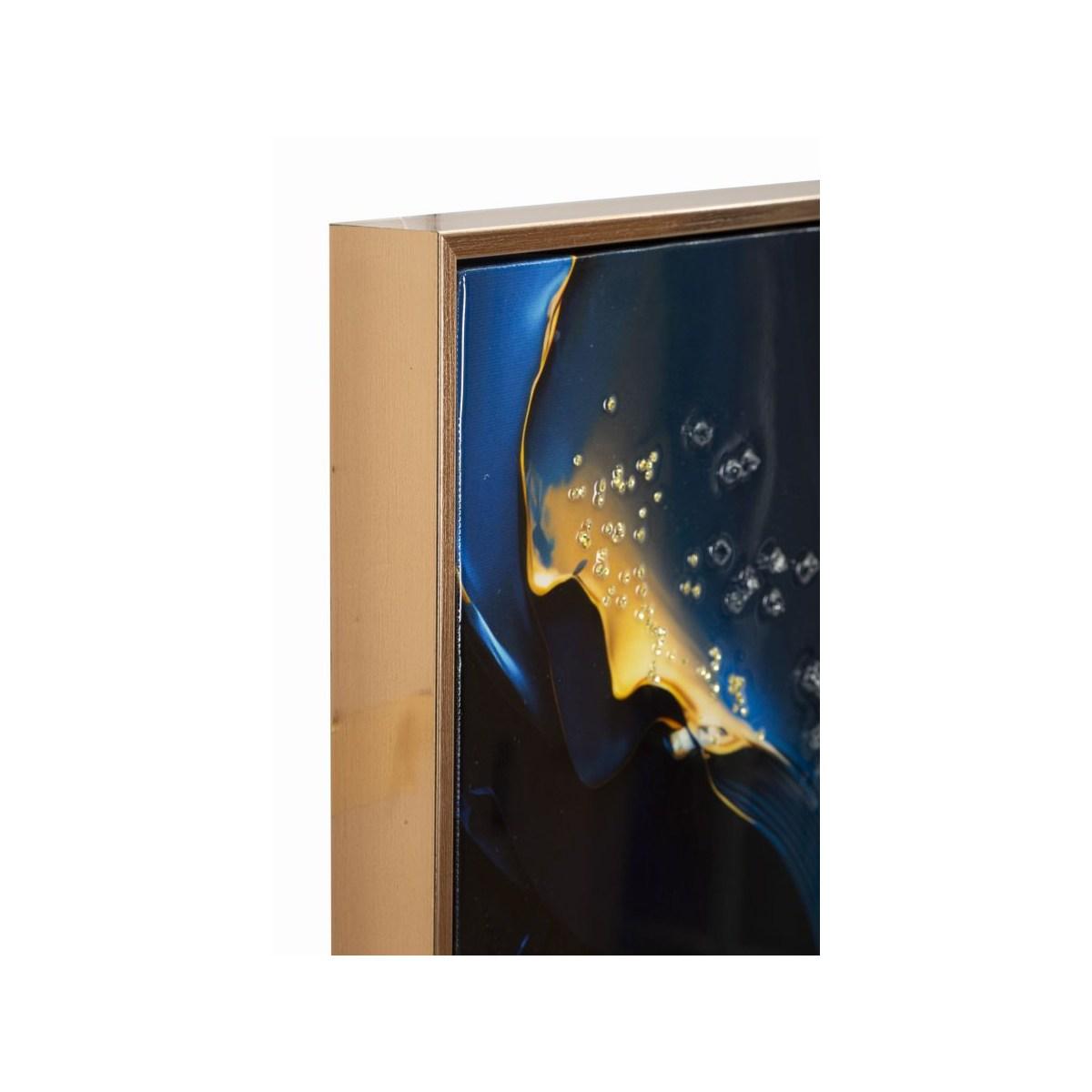 Stampa su tela laccata c/cornice andromeda -b- cm 60x4x90<br>