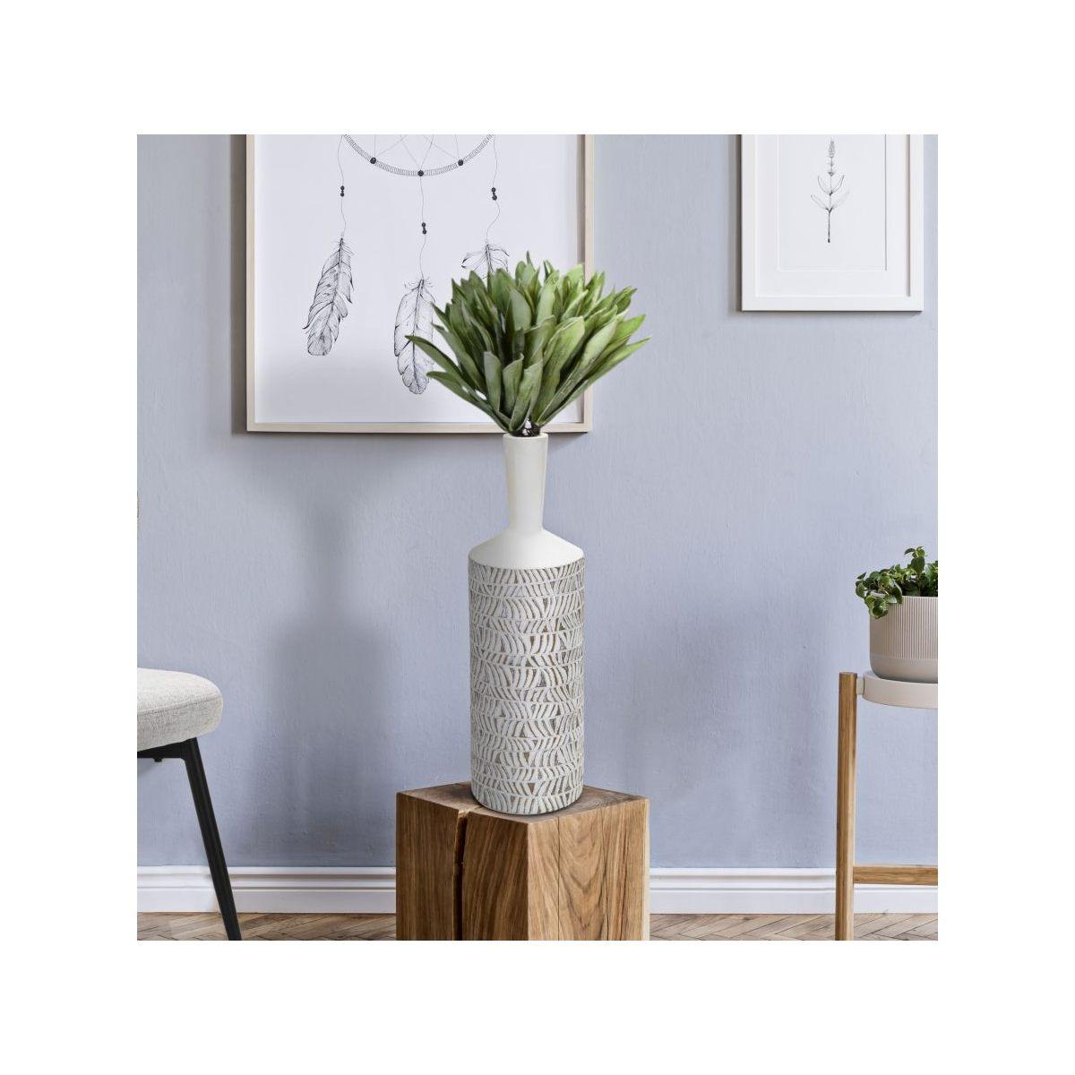 Vaso resina nairobi bottle cm Ø 15x49,5