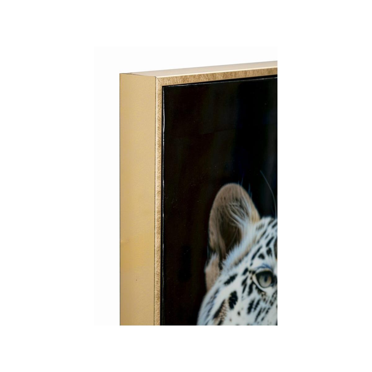 Dipinto su tela laccato moira c/cornice -a- cm 52x4x102