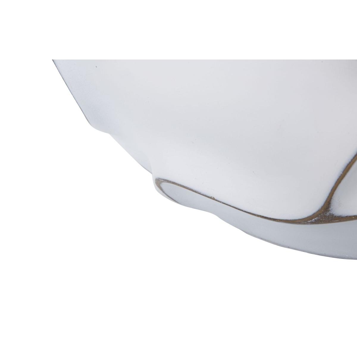 Cachepot resina lines cm Ø 44x37