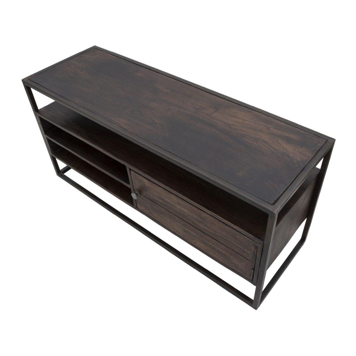 P/tv burn cm 120x40x55 (legno di acacia nilotica)