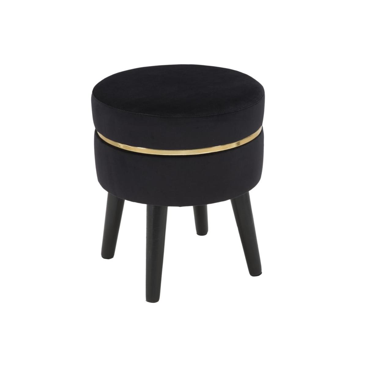 Sgabello paris nero cm Ø 35x40,5