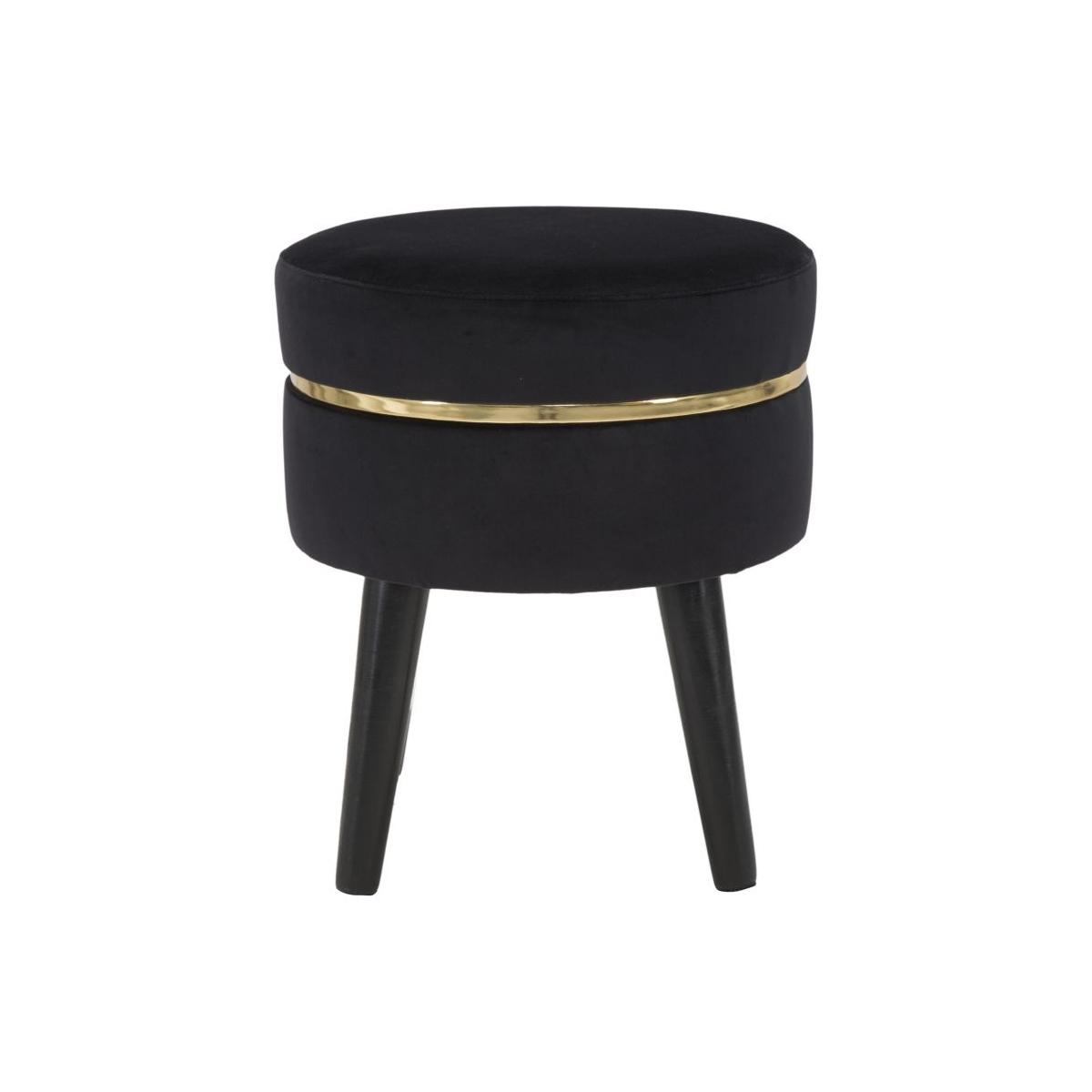 Sgabello paris nero cm Ø 35x40,5