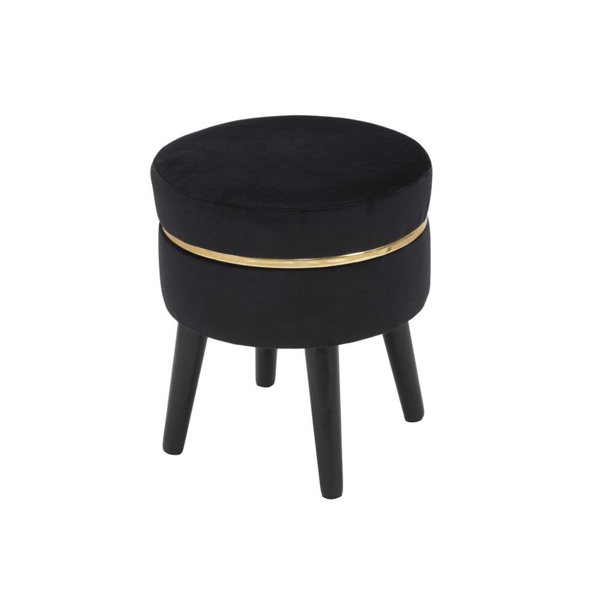 Sgabello paris nero cm Ø 35x40,5