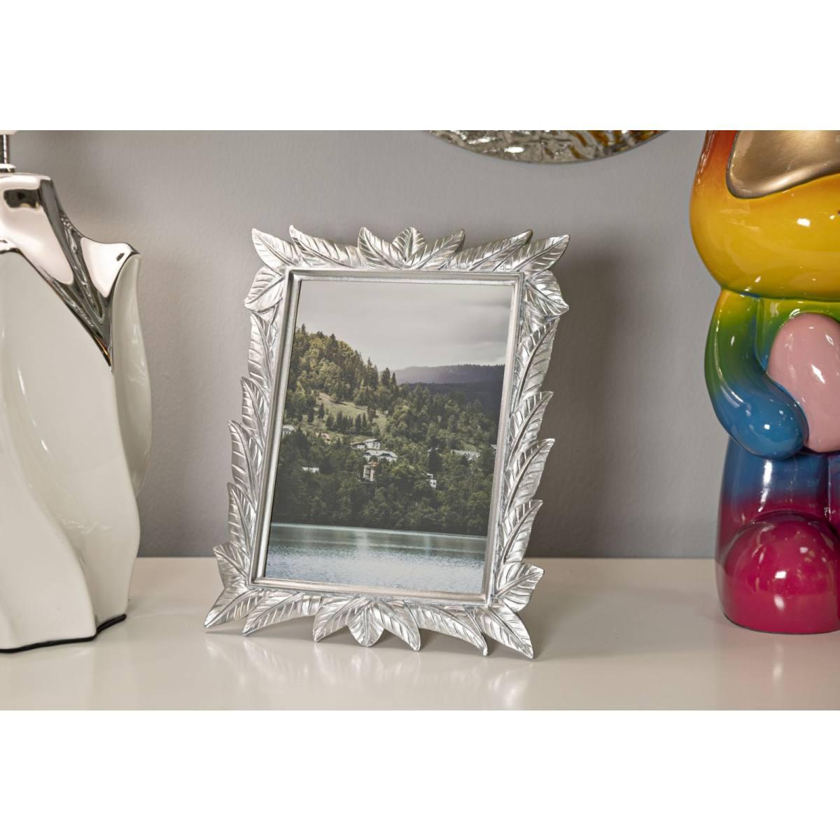 Cornice leavy silver cm 21,2x1,7x26,8 (misura interna cm 15x20) min 2