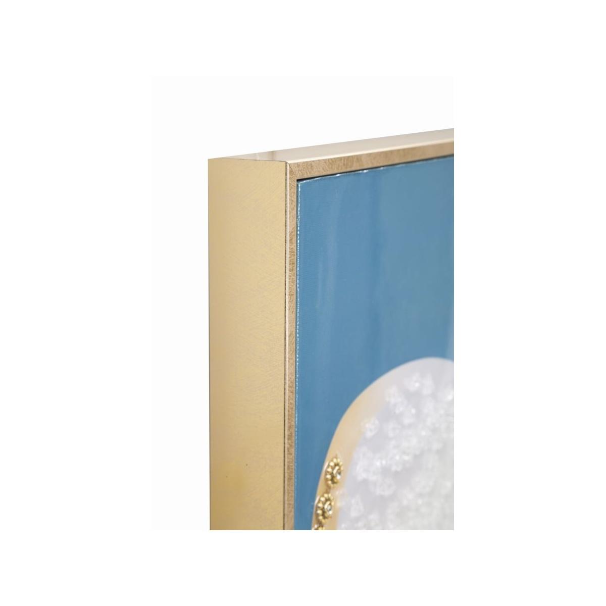 Dipinto su tela laccato dori c/cornice -b- cm 62x4x92