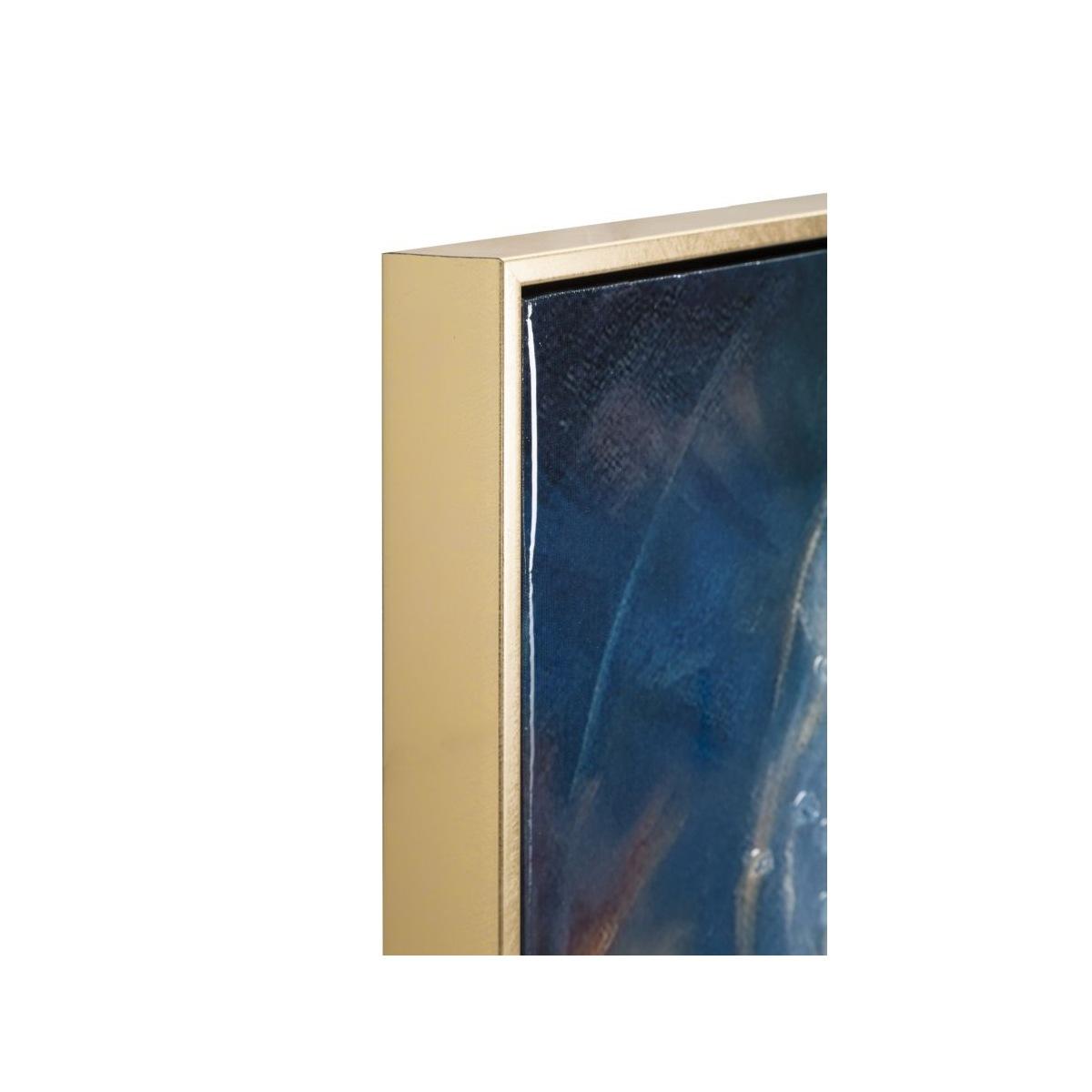Dipinto su tela laccato jesus c/cornice cm 72x4x102