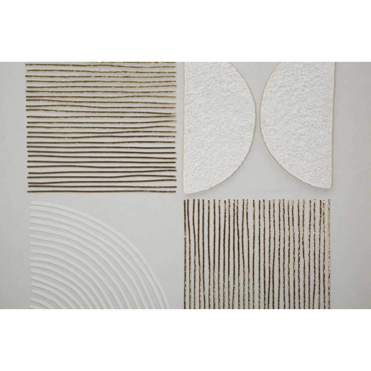Dipinto su tela abstrac c/cornice -a- cm 60x3x60