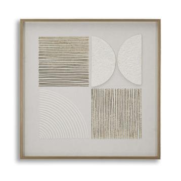 Dipinto su tela abstrac c/cornice -a- cm 60x3x60