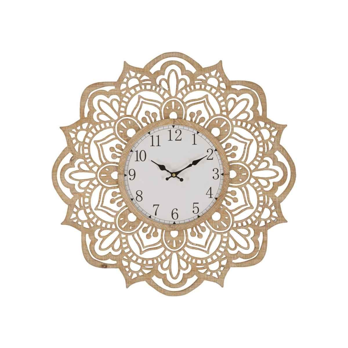 Orologio da muro carving cm Ø 60x4,5
