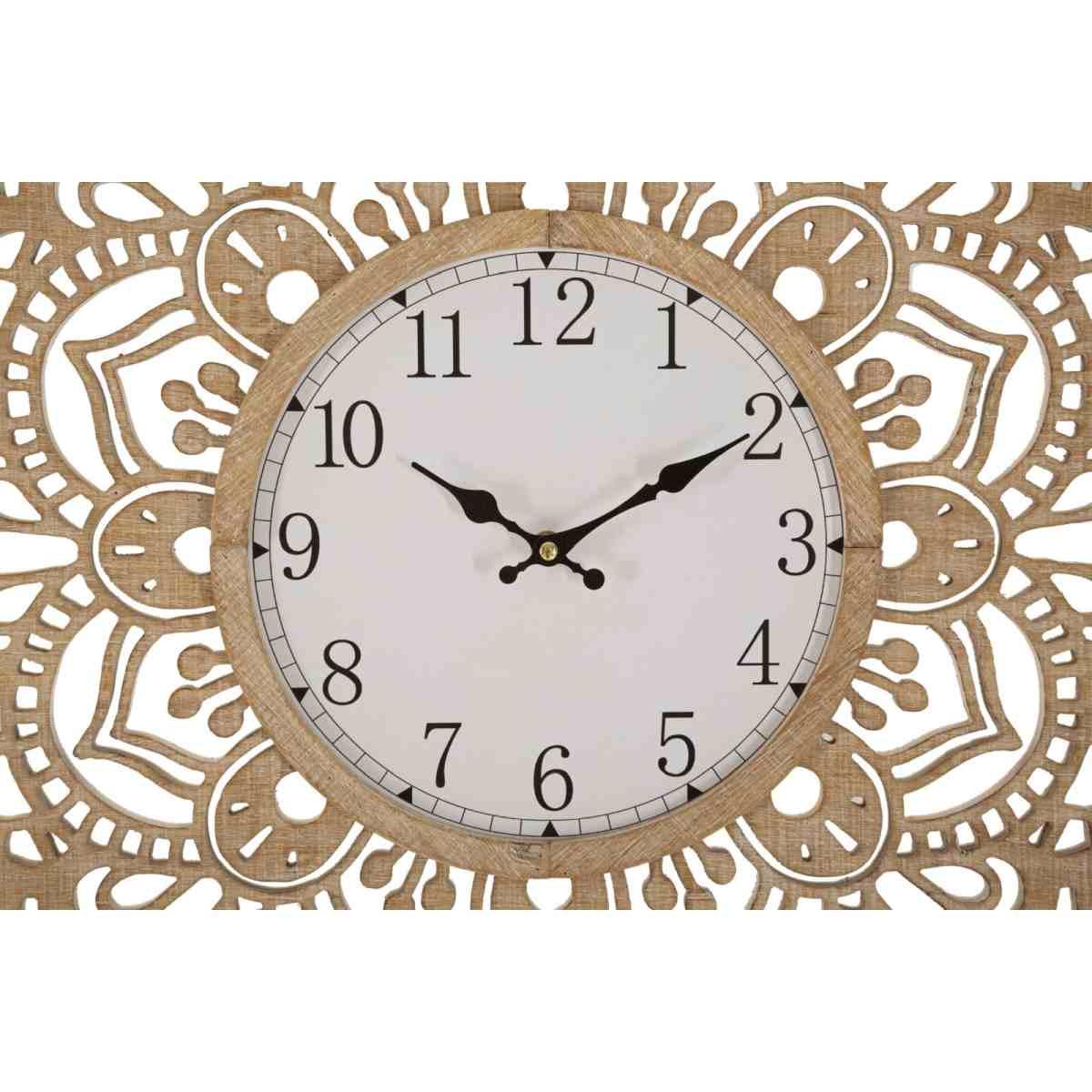 Orologio da muro carving cm Ø 60x4,5