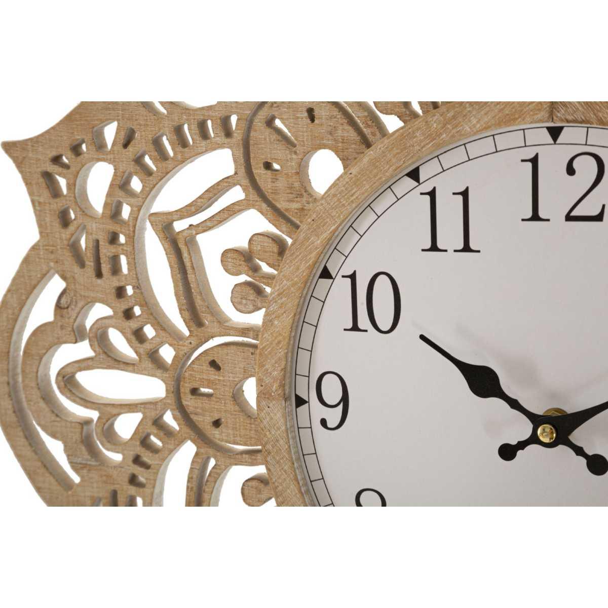 Orologio da muro carving cm Ø 60x4,5