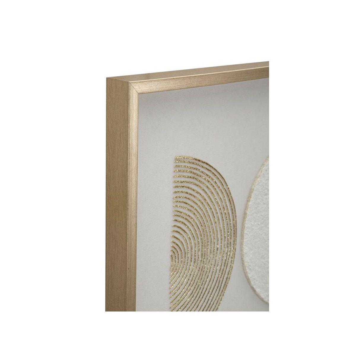 Dipinto su tela abstrac c/cornice -b- cm 60x3x60