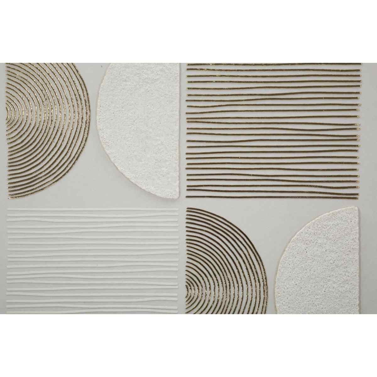 Dipinto su tela abstrac c/cornice -b- cm 60x3x60