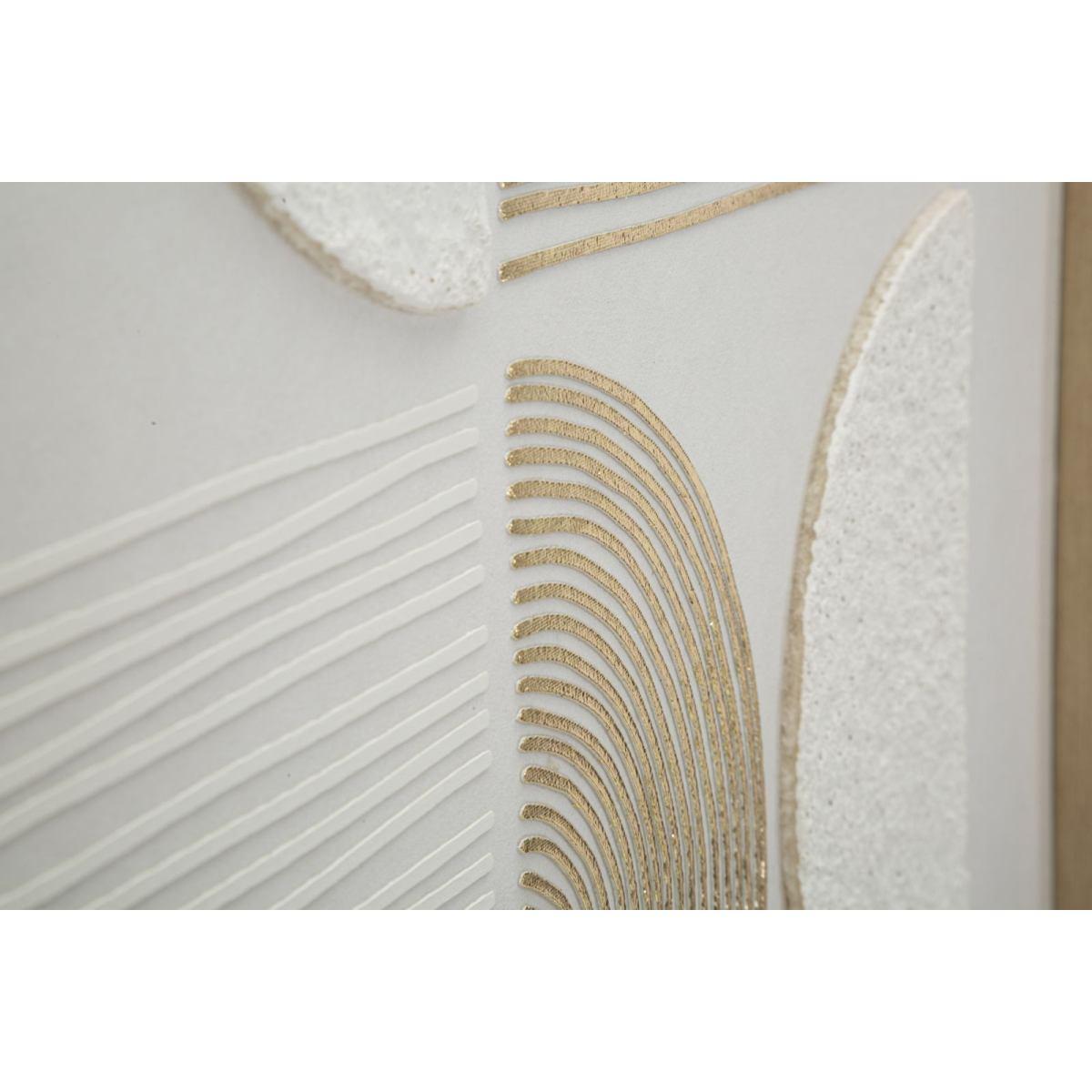 Dipinto su tela abstrac c/cornice -b- cm 60x3x60