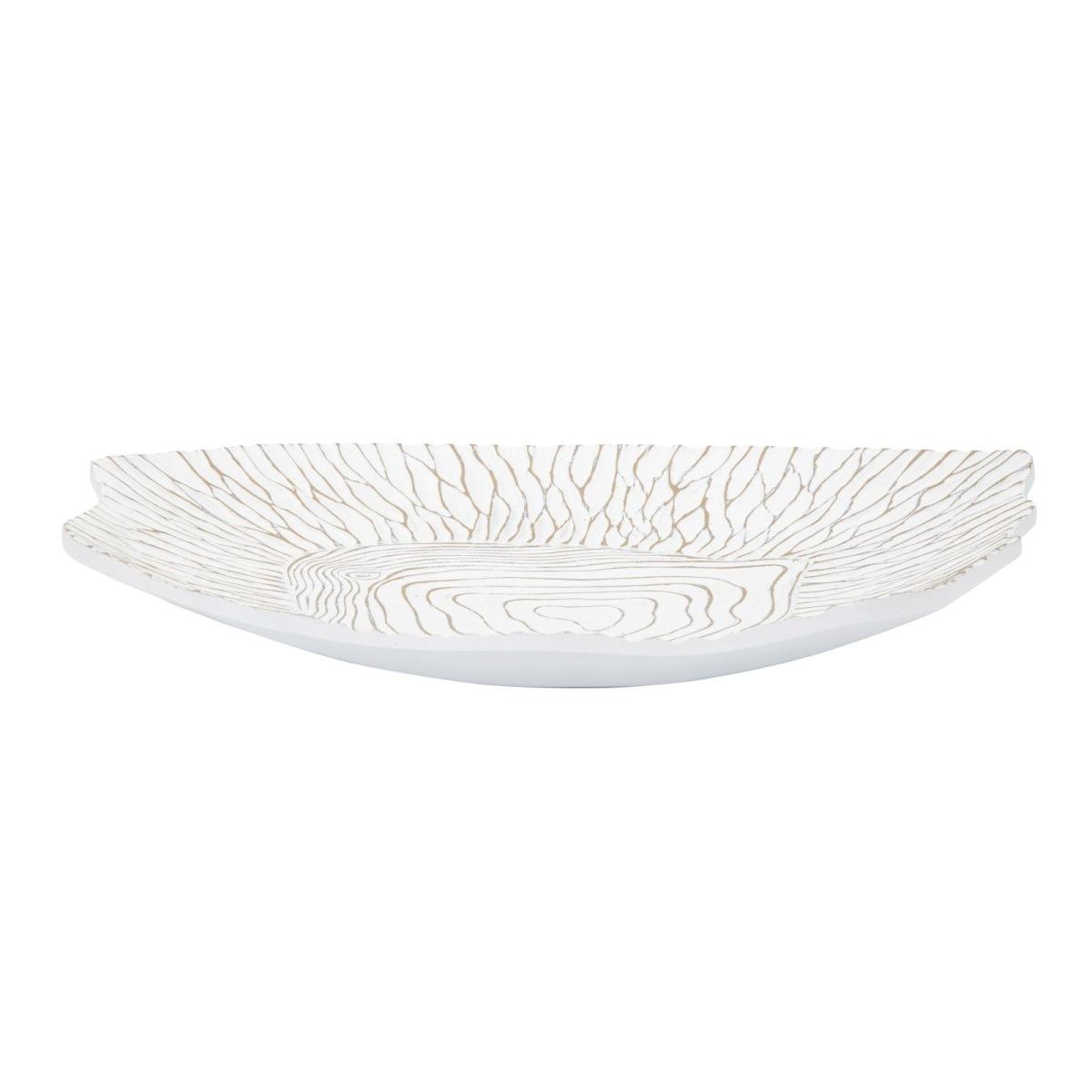 Piatto s/tasche resina cm 37x34x6