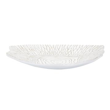 Piatto s/tasche resina cm 37x34x6