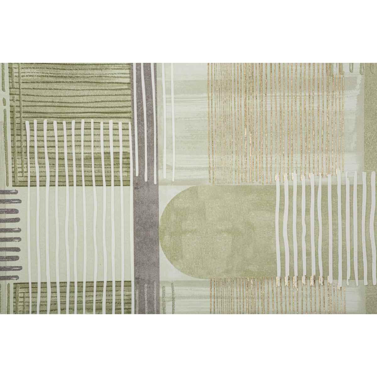 Stampa dipinta su tela lignes c/cornice -a- cm 60x3x60