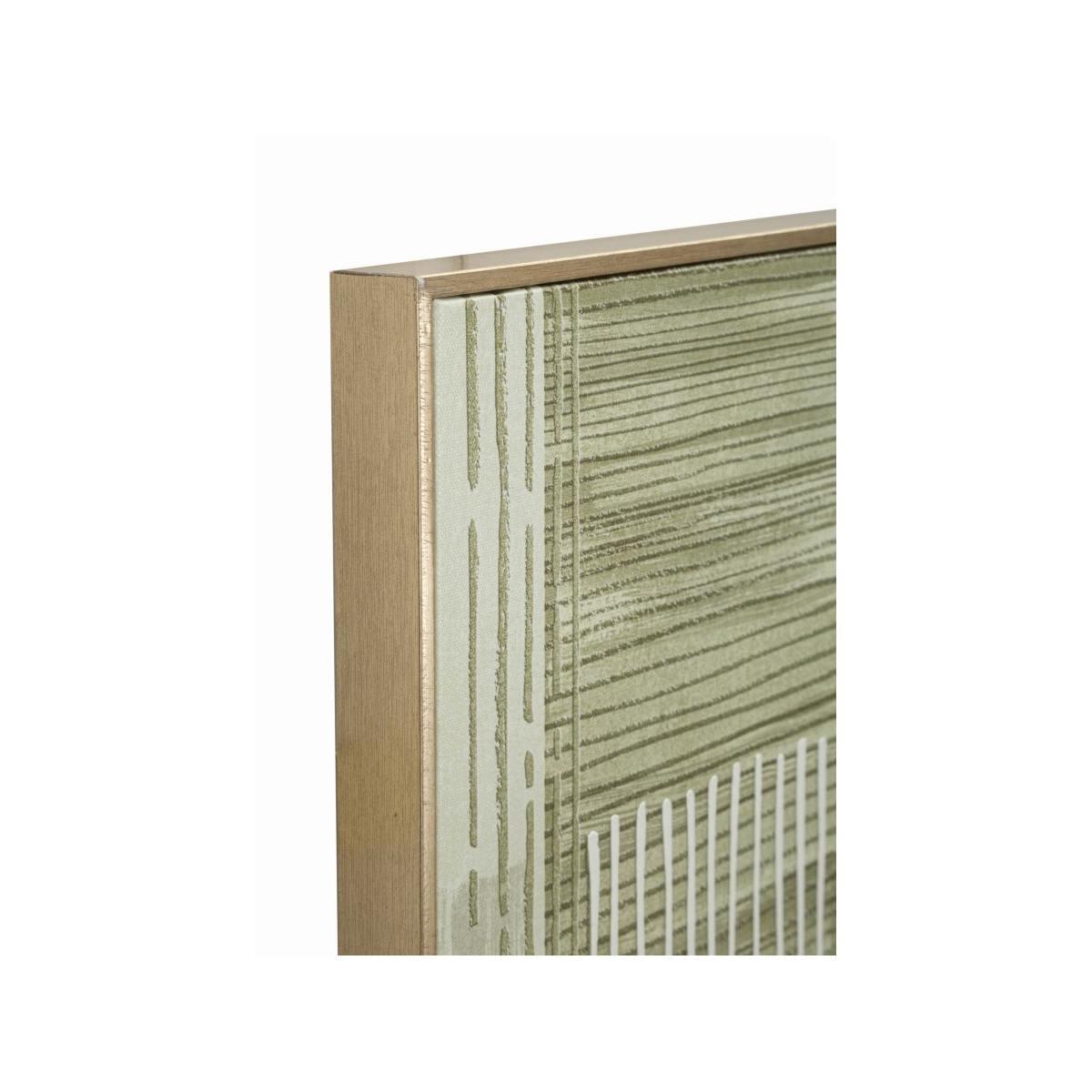 Stampa dipinta su tela lignes c/cornice -a- cm 60x3x60