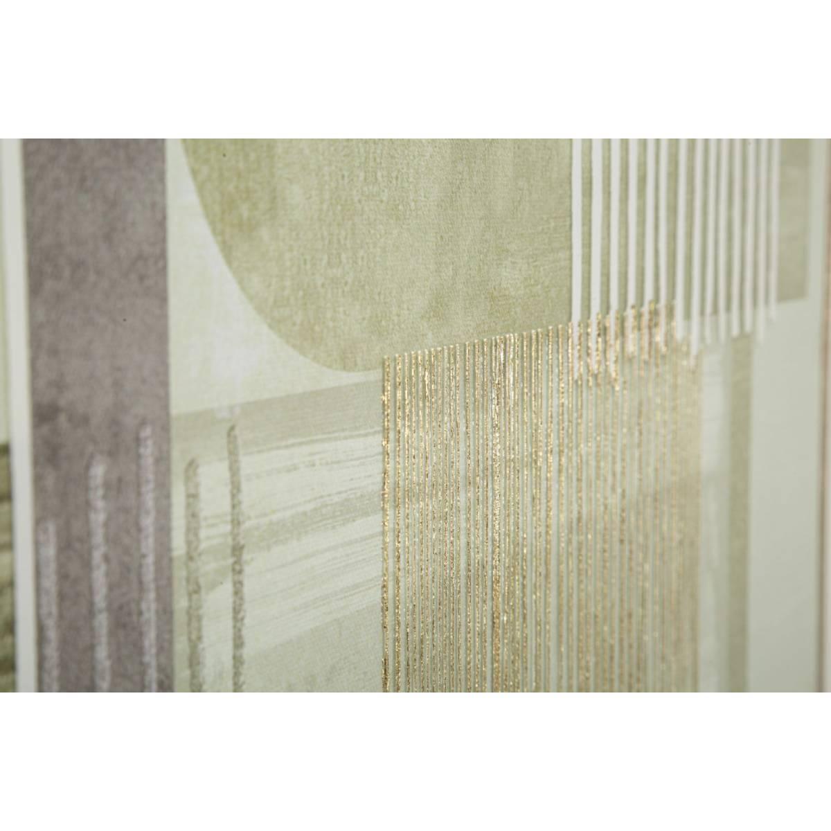 Stampa dipinta su tela lignes c/cornice -a- cm 60x3x60