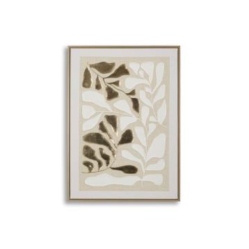 Stampa dipinta su tela goldy c/cornice -a- cm 50x3x70