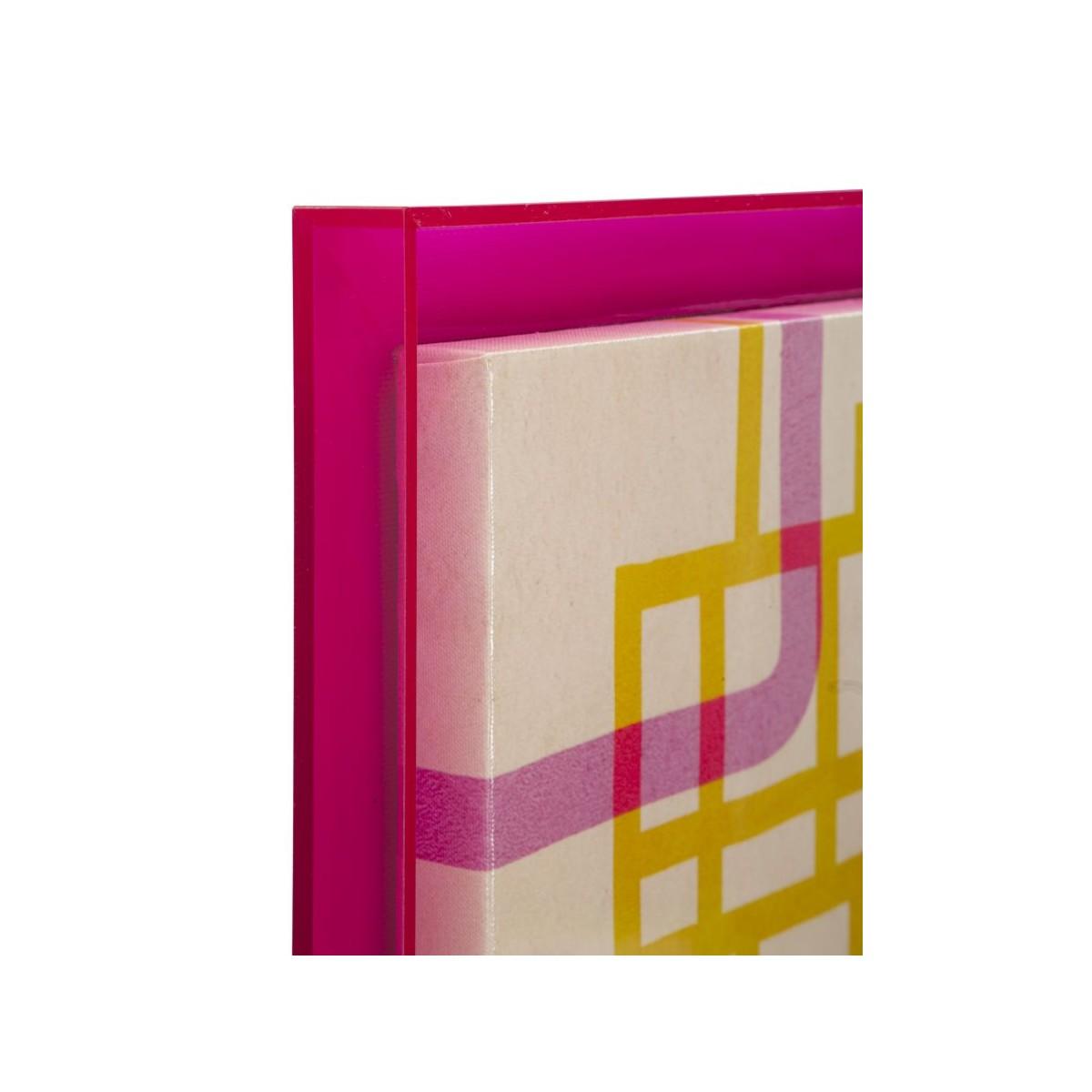 Stampa su tela laccato modis c/cornice -a- cm 60x3,3x80