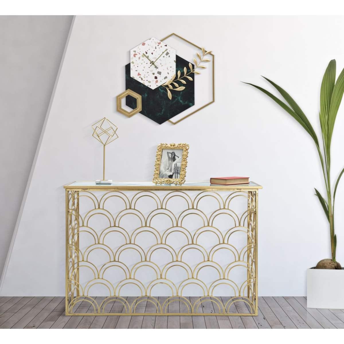 Orologio da muro hexagon cm 62x4,5x62
