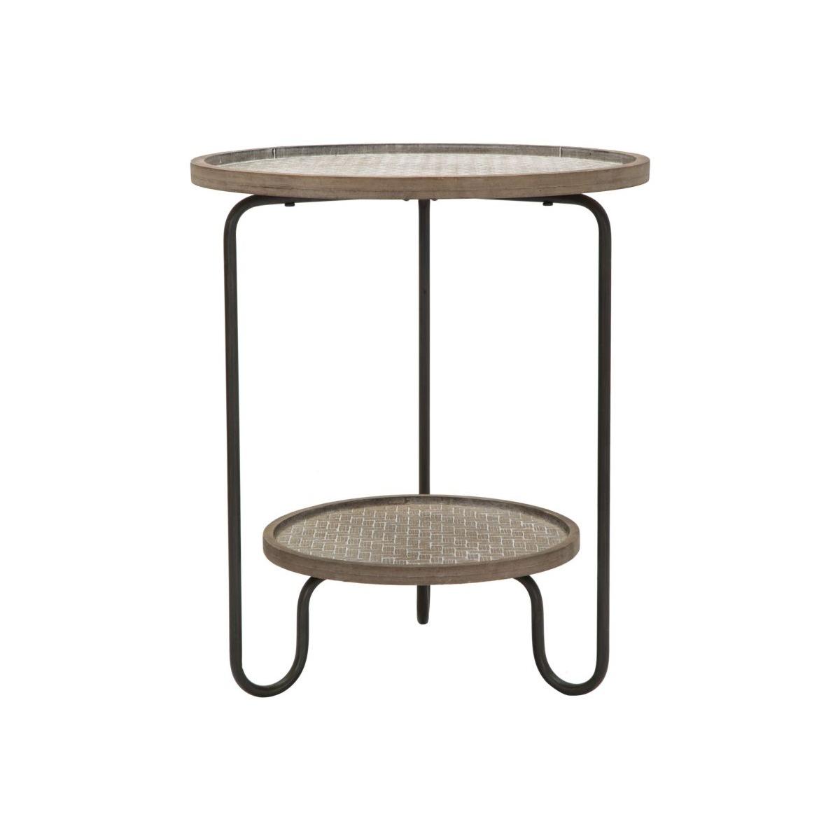 Tavolinetto arex 2 ripiani cm  Ø 48x54,5