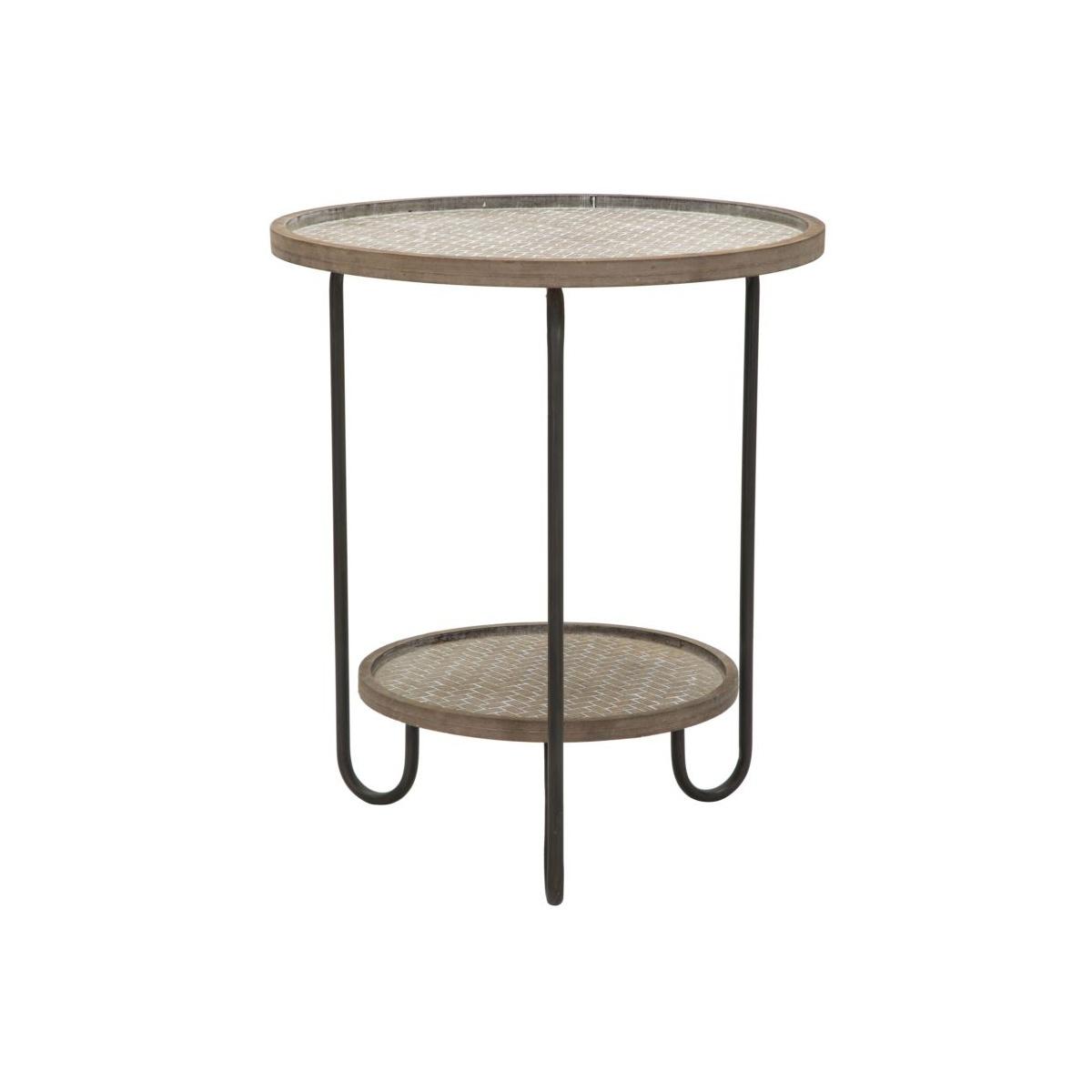 Tavolinetto arex 2 ripiani cm  Ø 48x54,5