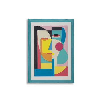 Stampa su tela picassy c/cornice -a- cm 50x3,3x70