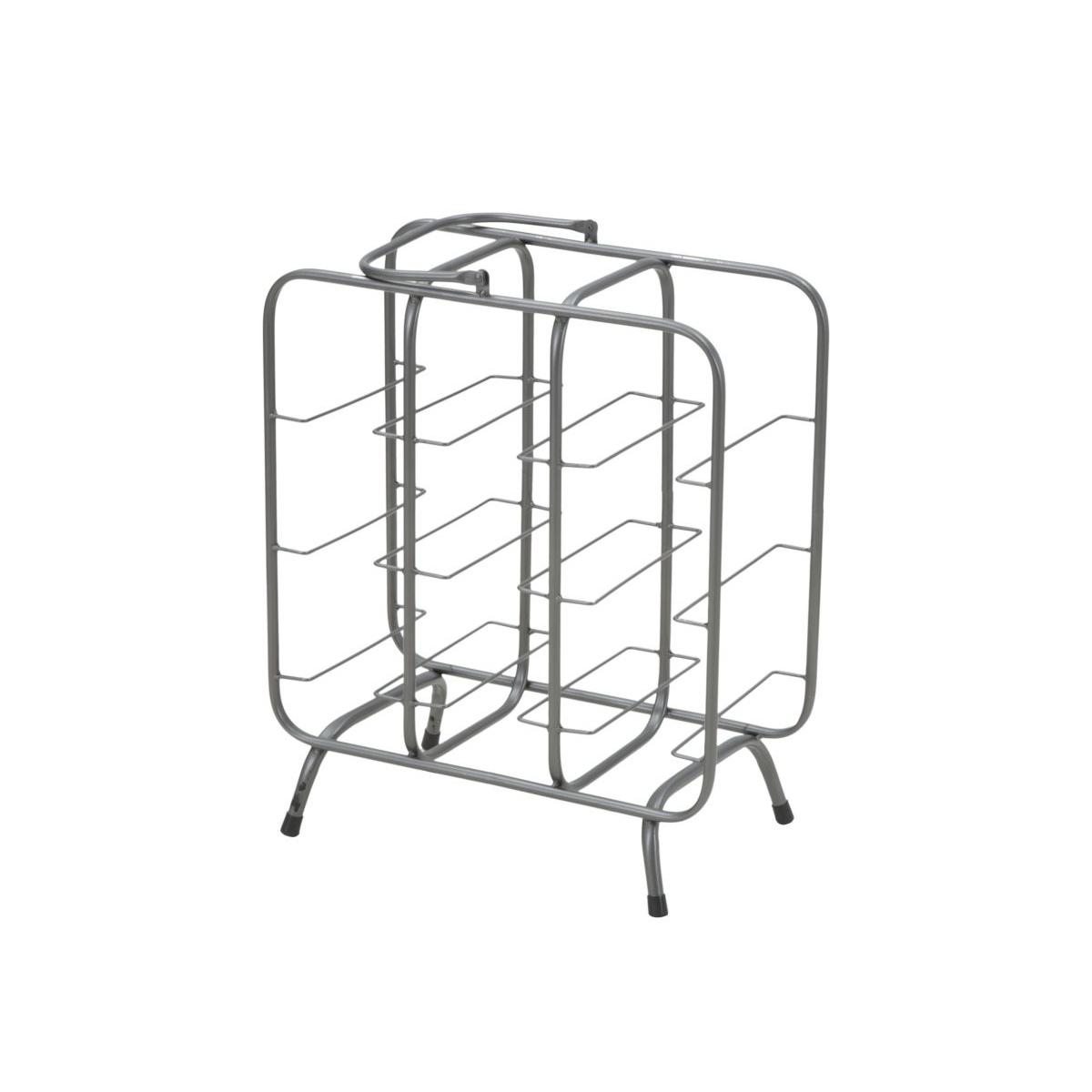 P/bottiglie rack quadrato (9 posti) cm 40x23x47,5