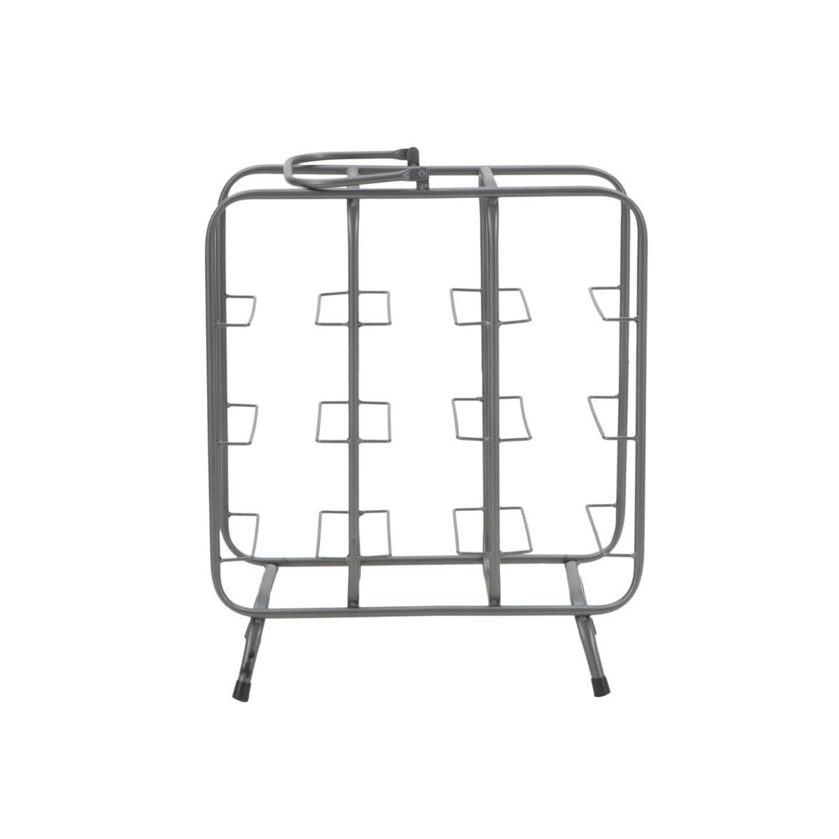 P/bottiglie rack quadrato (9 posti) cm 40x23x47,5