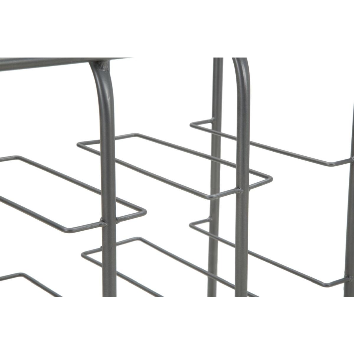 P/bottiglie rack quadrato (9 posti) cm 40x23x47,5