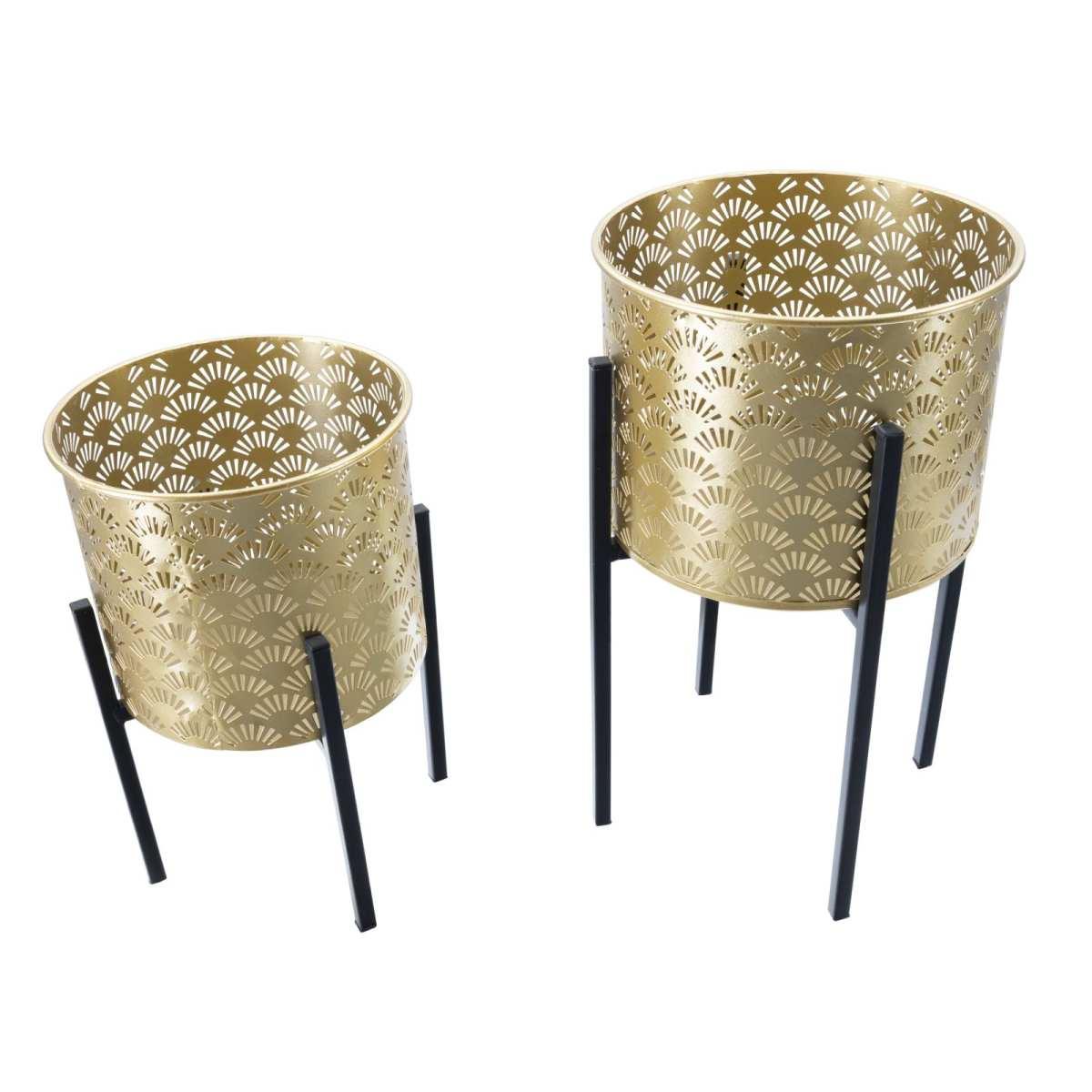 P/vasi glissy stand coppia -a- cm Ø 21x38-19x28<br>